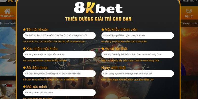 Đăng ký chơi đá gà 8kbet