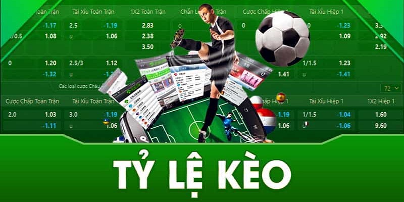 Tỷ lệ kèo chấp bóng đá 1 3/4