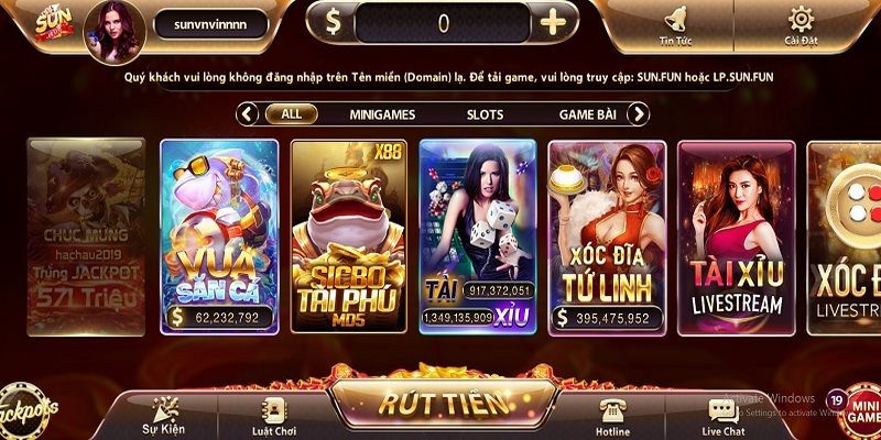 Thế mạnh cạnh tranh hàng đầu của cổng game bài Sunwin