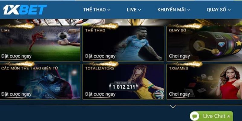 Thế mạnh giúp 1XBET đứng vững thị trường